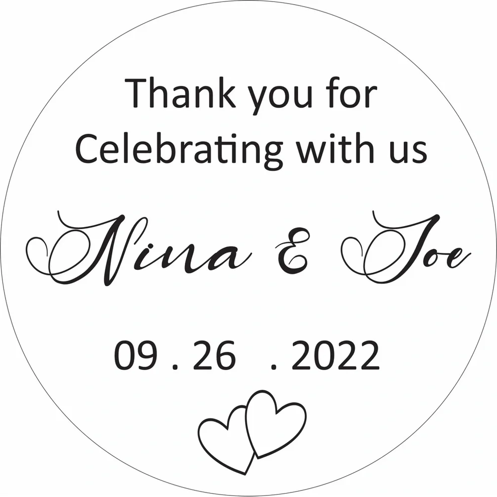Personalized Round Circle Label
